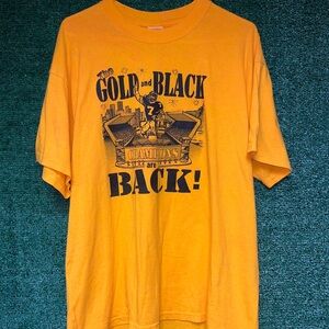 vintage Y2K Pittsburgh Steelers Gold & Black Shirt XL Jerzees tag PA NFL
